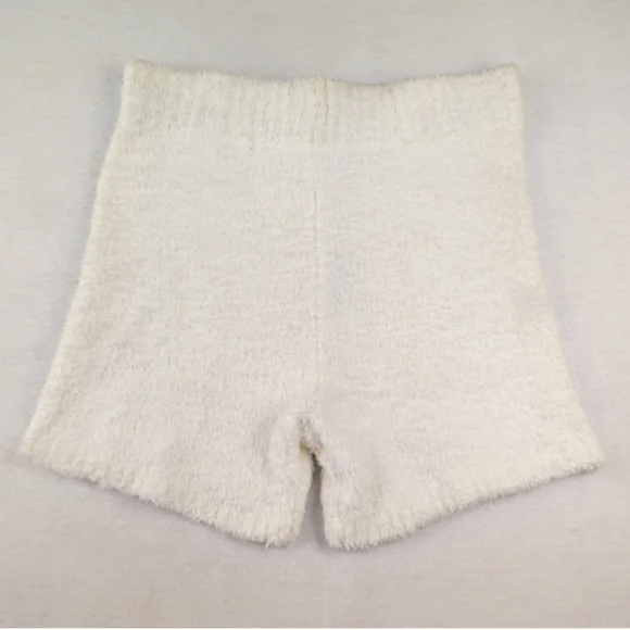 NWT SKIMS Bone White Cozy Knit Bouclé Teddy Shorts Size 4X/5X - Picture 4 of 8